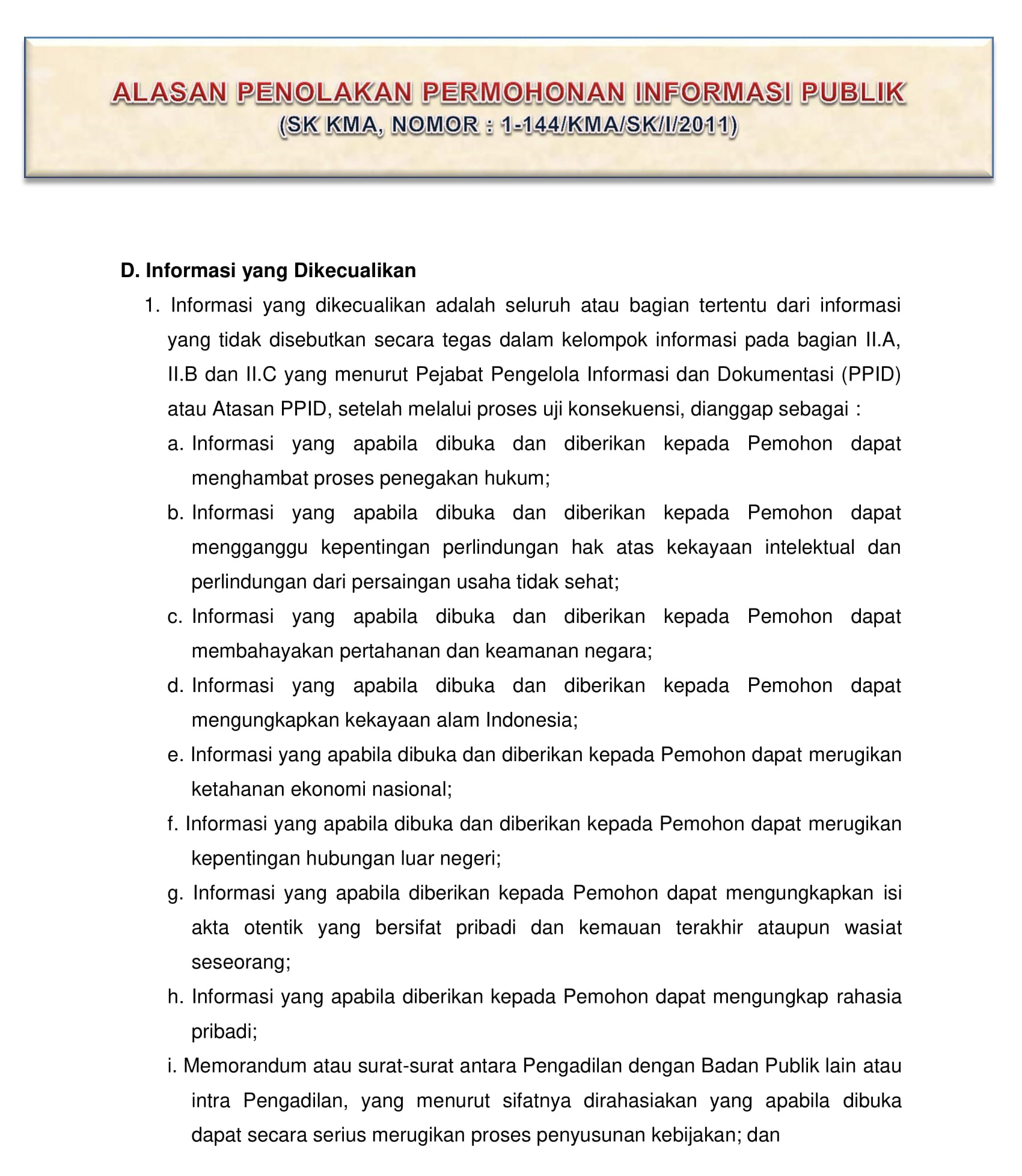 Profil PPID