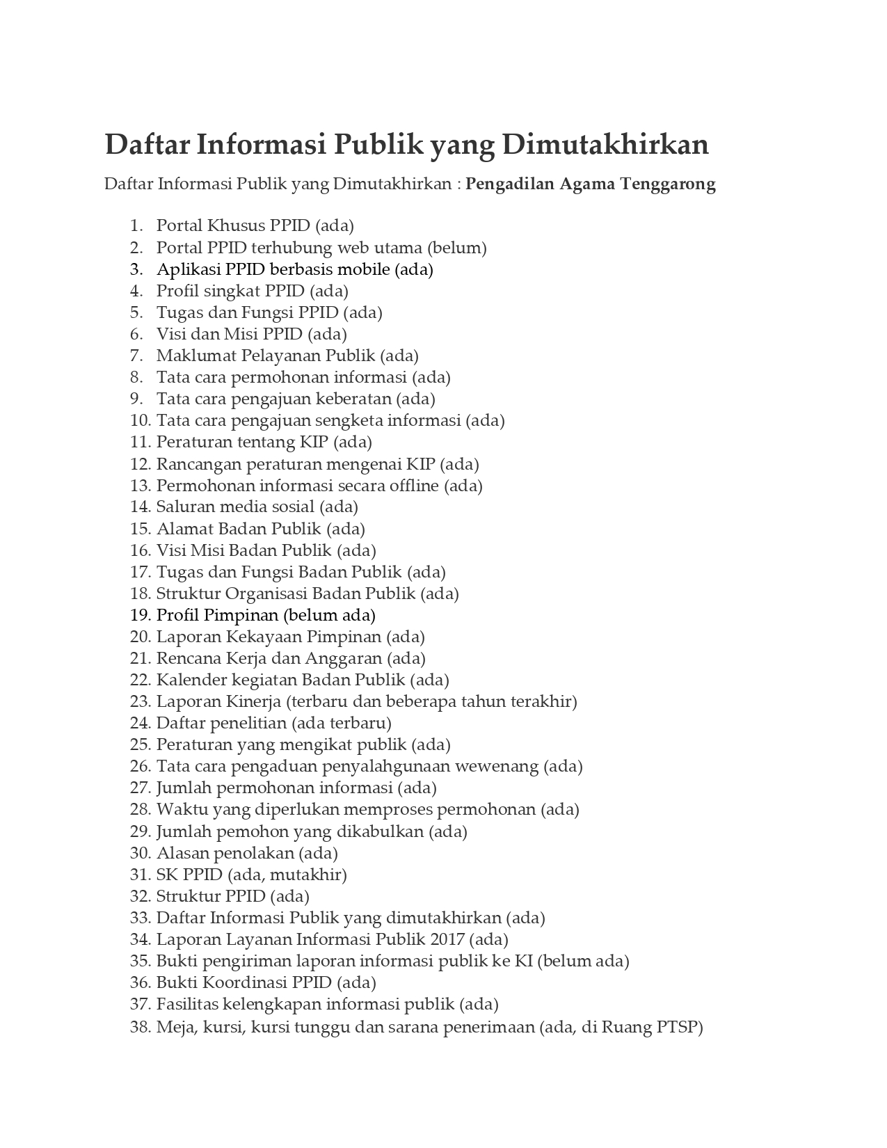 Data Mutakhir